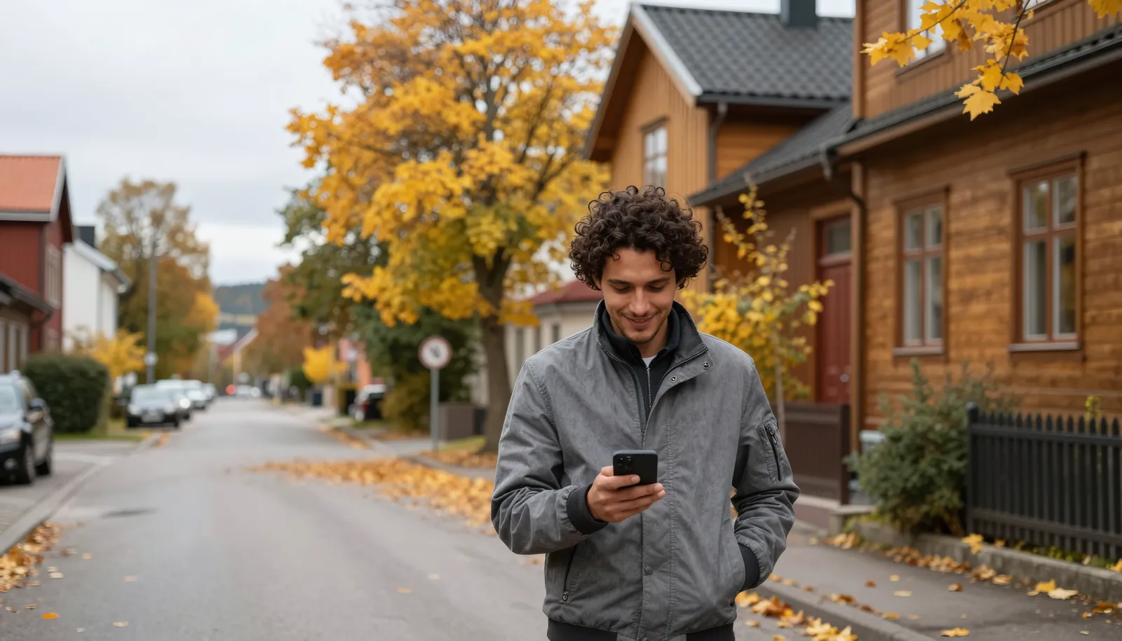 Newcomer visiting a Norwegian bank branch to set up international transfers